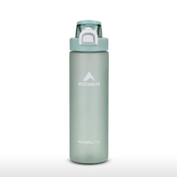 Botol Minum Eiger Maxwell 1.0 Bottle - Botol Air Anti Bocor - Hijau