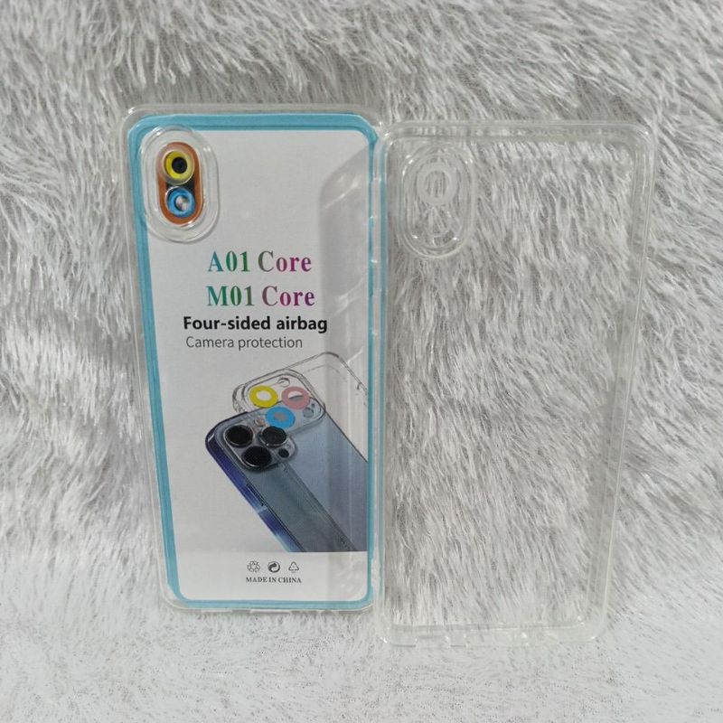 COD Case Clear Samsung A01 Core/M01 Core Silikon Bening Transparan TPU Protect Camera Full Caret