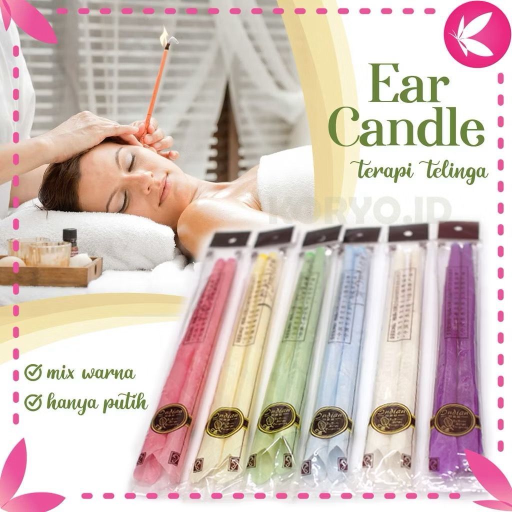 EAR CANDLE PEMBERSIH TELINGA BAKAR LILIN PEMBERSIH TELINGA