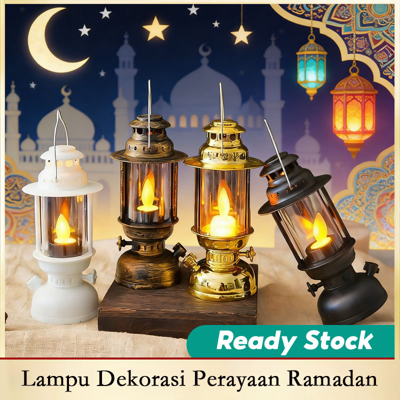 Lampu Lentera Lilin Ramadhan Lampu Led Lentera Lentera Mini Souvenir Hiasan Idul Fitri Souvenir Rama