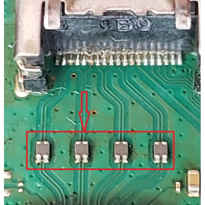 10--100PCS For PS4 Pro / For PS4 Slim compatible-HDMI EMI Filter Choke Coil Filters Motherboard Fix 