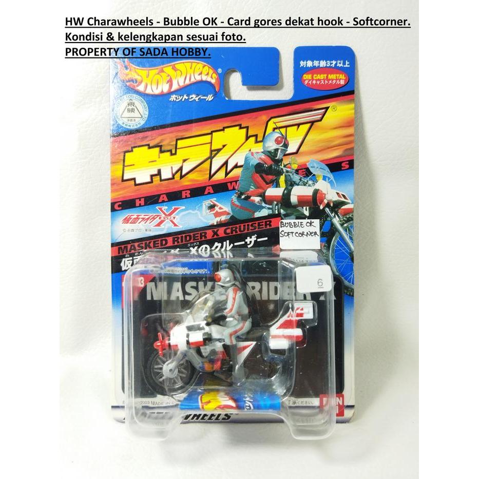 Hot Wheels Charawheels Masked Rider Kamen Rider X Cruiser Bandai Dcast