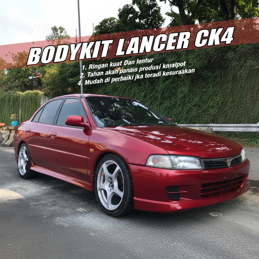 bodykit bodykit mitsubishi lancer evo4 add on  bodykit lancer 1996 1997 1998