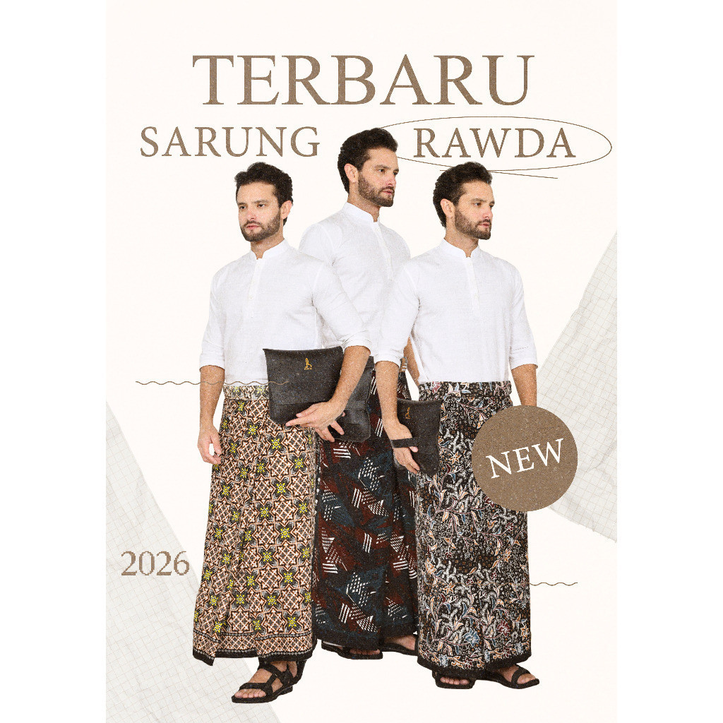 Sarung Katun Super Halus Motif Tradisional Elegan Tidak Panas Cocok Untuk Aktivitas Keagamaan Pengaj