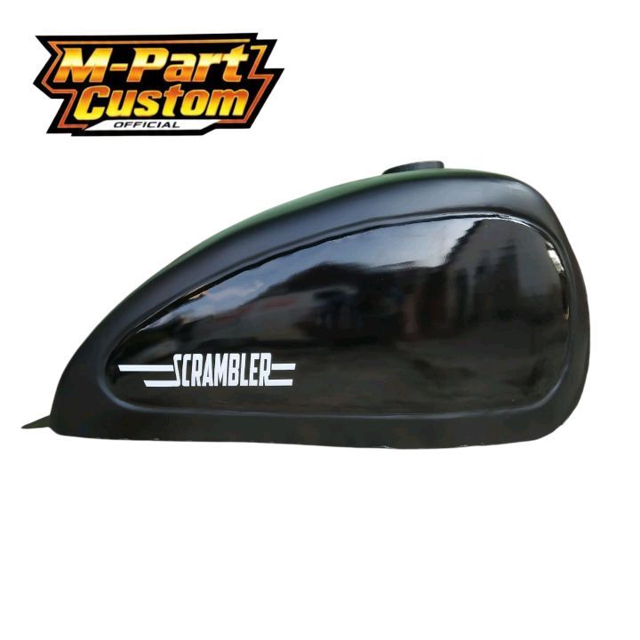 TANGKI MOTOR TANGKI SCRAMBLER CAT CUSTOM DOFF GLOSSY PNP TIGER MEGAPRO BYSON SCORPIO