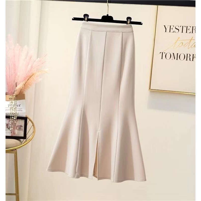 Rok Duyung Scuba - Rok Lunar Mermaid Skirt - Rok Span - Mermaid Skirt - Rok Flare Wanita - Rok Merma