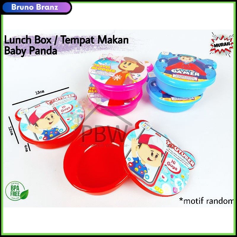 MURAH LARIS Lunch Box Baby Panda / Tempat Makanan Baby Panda / Souvenir Hampers Ulangtahun Anak
