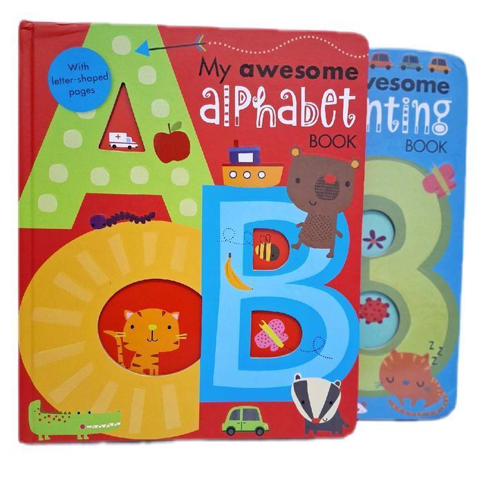 Buku Edukasi Anak Interaktif Huruf & Angka Timbul 3D Board Book Balita Media Belajar ABC Early Learn