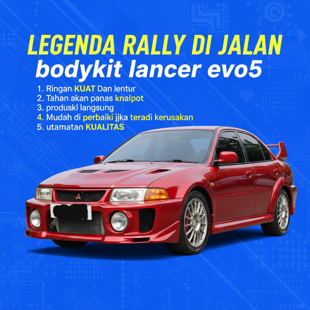 bodikit bodykit mitsubishi lancer evo5 body kit lancer evo 5 1998 1999