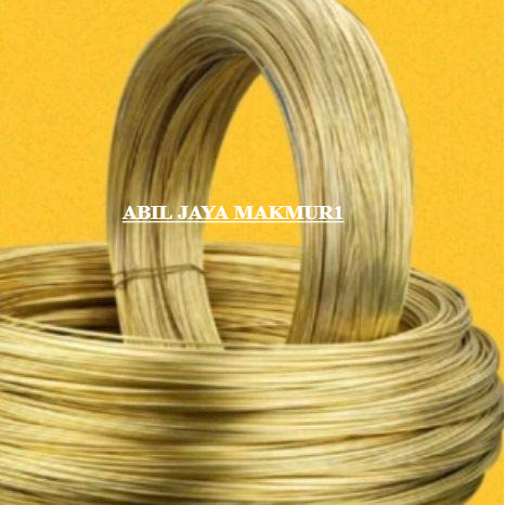 kawat kuningan 2,5 mm x 1 KG kawat kuningan