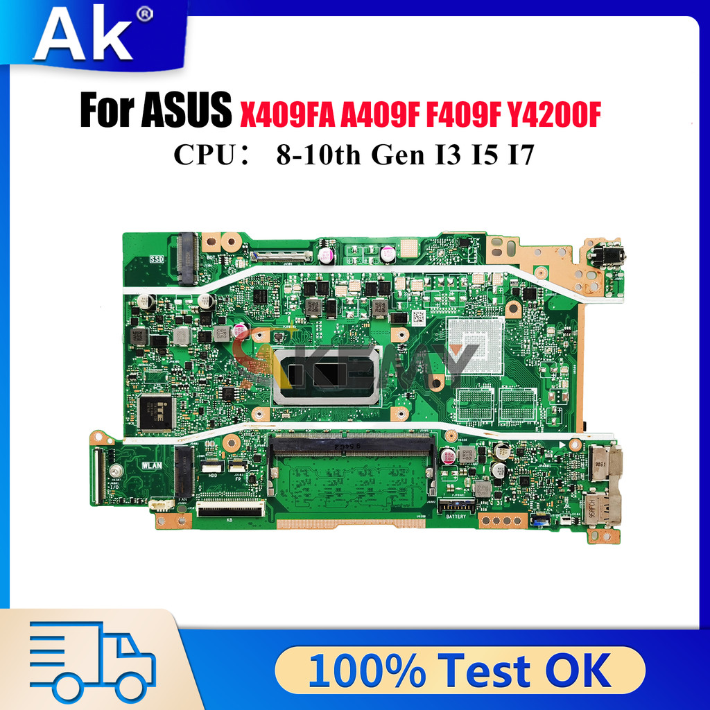 X409FA Laptop Motherboard For ASUS X409FL X409FB X409F X409FAC X409FJ Y4200F A409F F409F Mainboard W