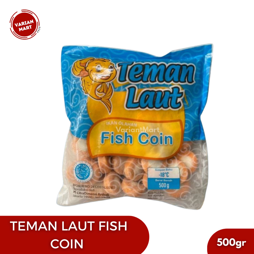 Teman Laut Fish Coin / Koin Ikan 500gr