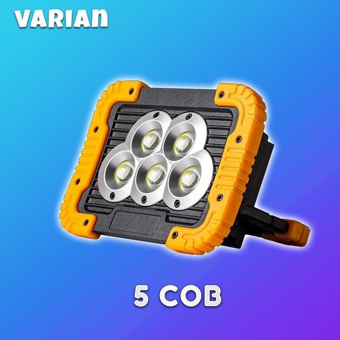 Madurasa5 Emergency Lamp Lampu Solar Darurat Olahraga Outdoor - 5 COB (SOLAR)