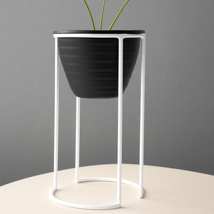 pot bunga besi / standing pot belah bunga diameter 15cm TINGGI 20cm / standing pot besi / rak bunga 