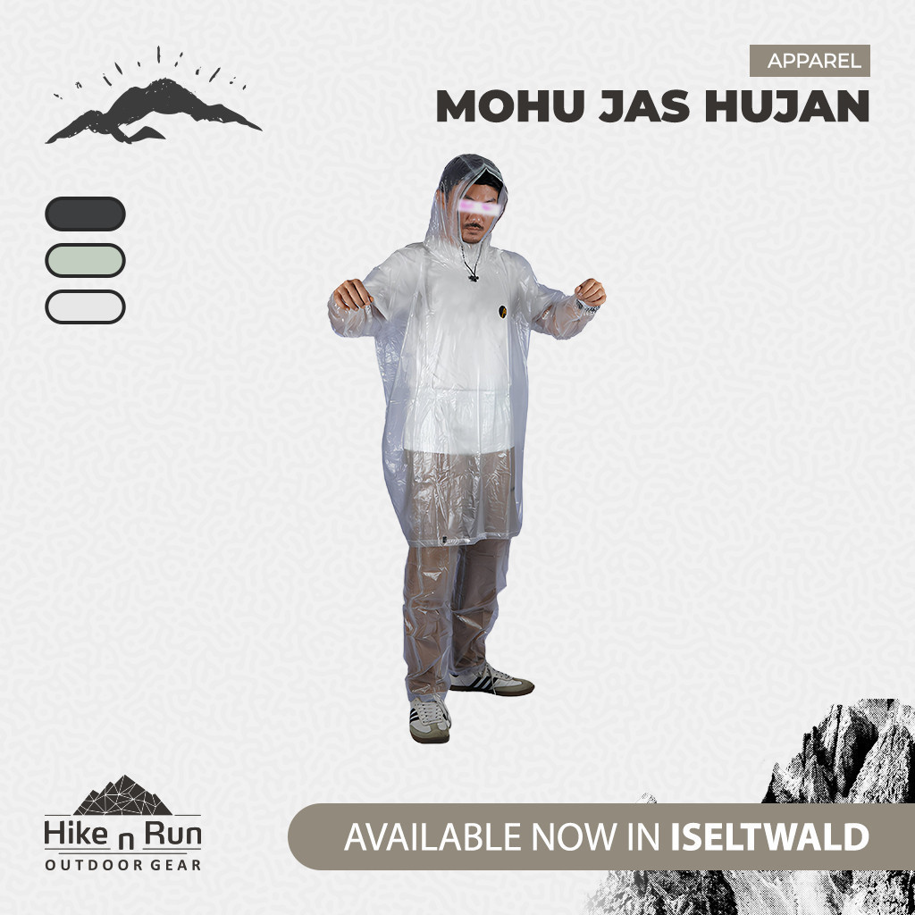 Tromax Mohu Jas Hujan Raincoat Poncho Dewasa Pria Wanita Set Baju Dan Celana Hujan Deras Jas Hujan G