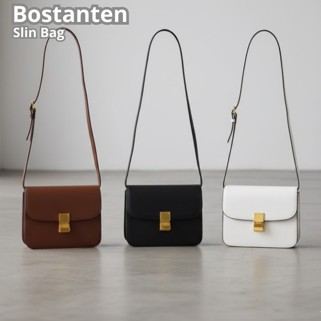 Bostanten Tas Wanita Tas Selempang Tas Bahu Tas Messenger Tas Kasual