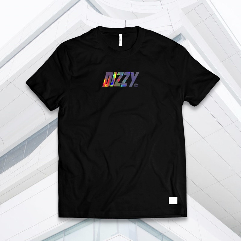 Dizzy Tshirt/Kaos Logo Hologram Black