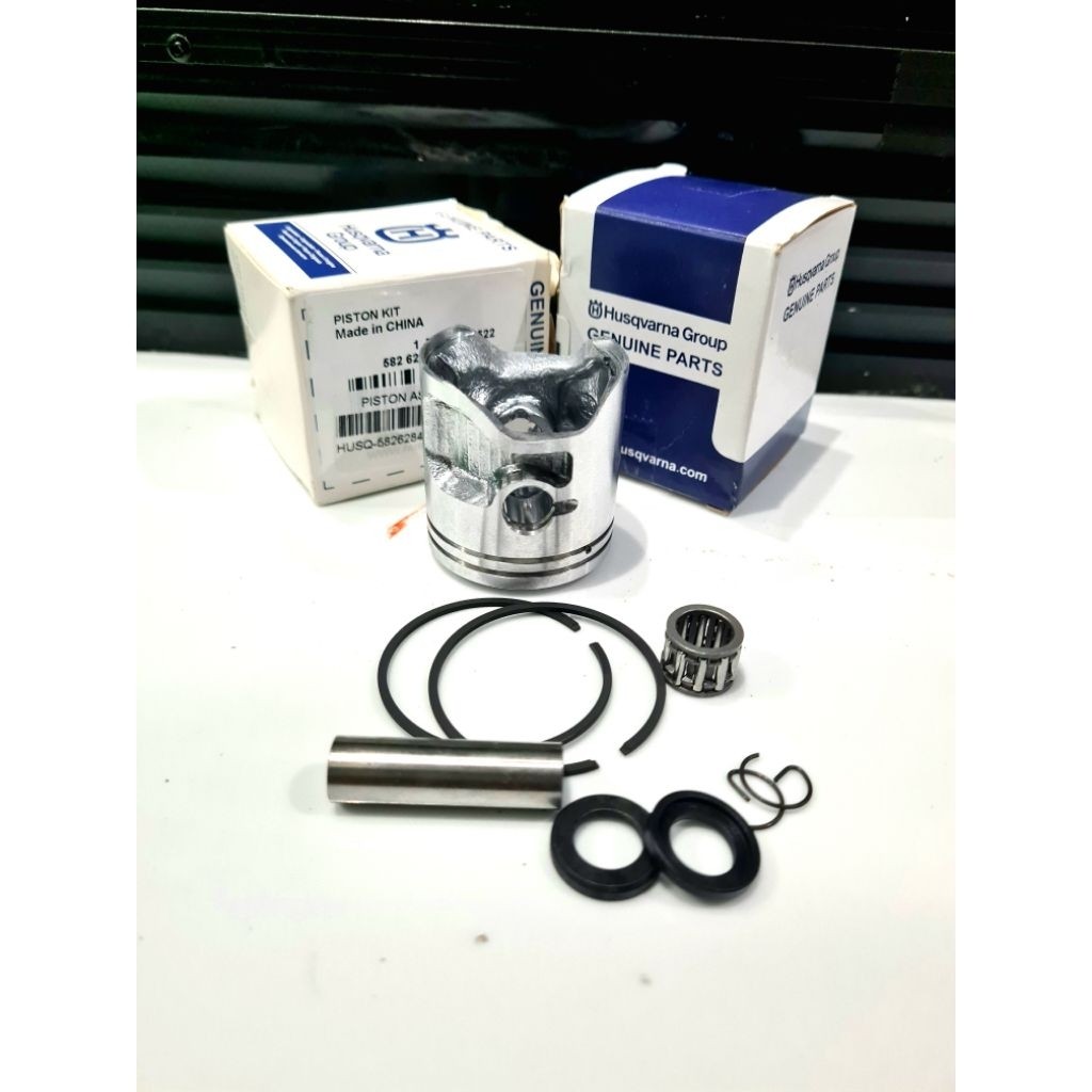Piston Assy Ring Set Chainsaw Husqvarna 16" 125 Original / Piston Seher + Ring 40MM Chainsaw Husqvar