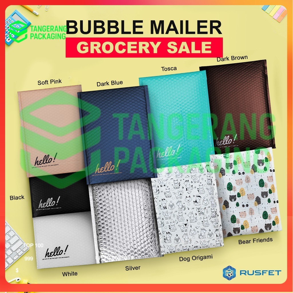 Amplop Bubble - Bubble Mailer Rusfet