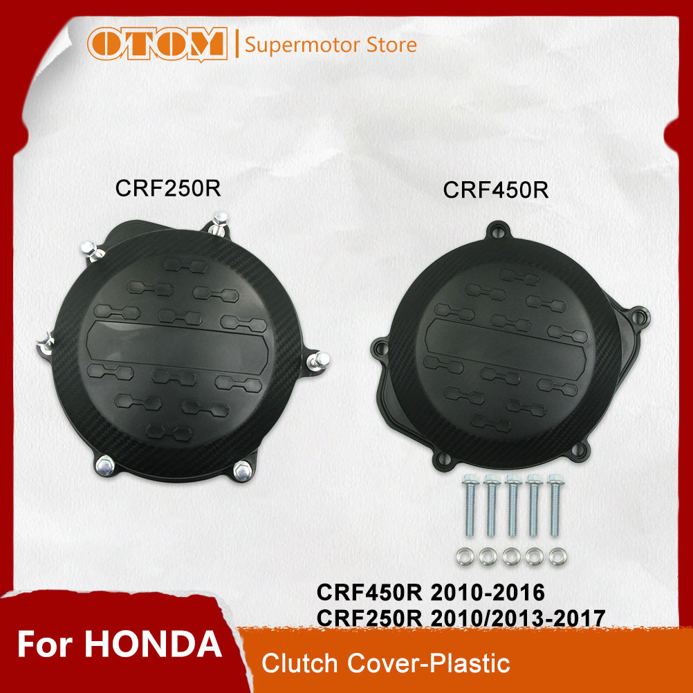 Aksesoris Motor Pelindung Penutup Kopling Pelindung Plastik Mesin Untuk HONDA CRF250R 2010/2013-2017