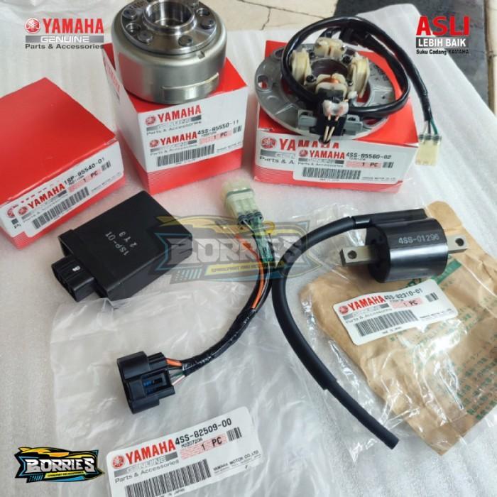 PAKET FULL SET PENGAPIAN YZ 125 ORIGINAL JAPAN RX KING RX NINJA - FULLSETCDI1SPbermutu