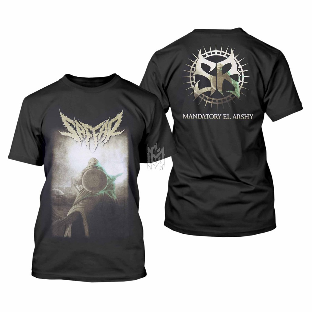 Original Tshirt Saffar - Mandatory Black Kaos Pria