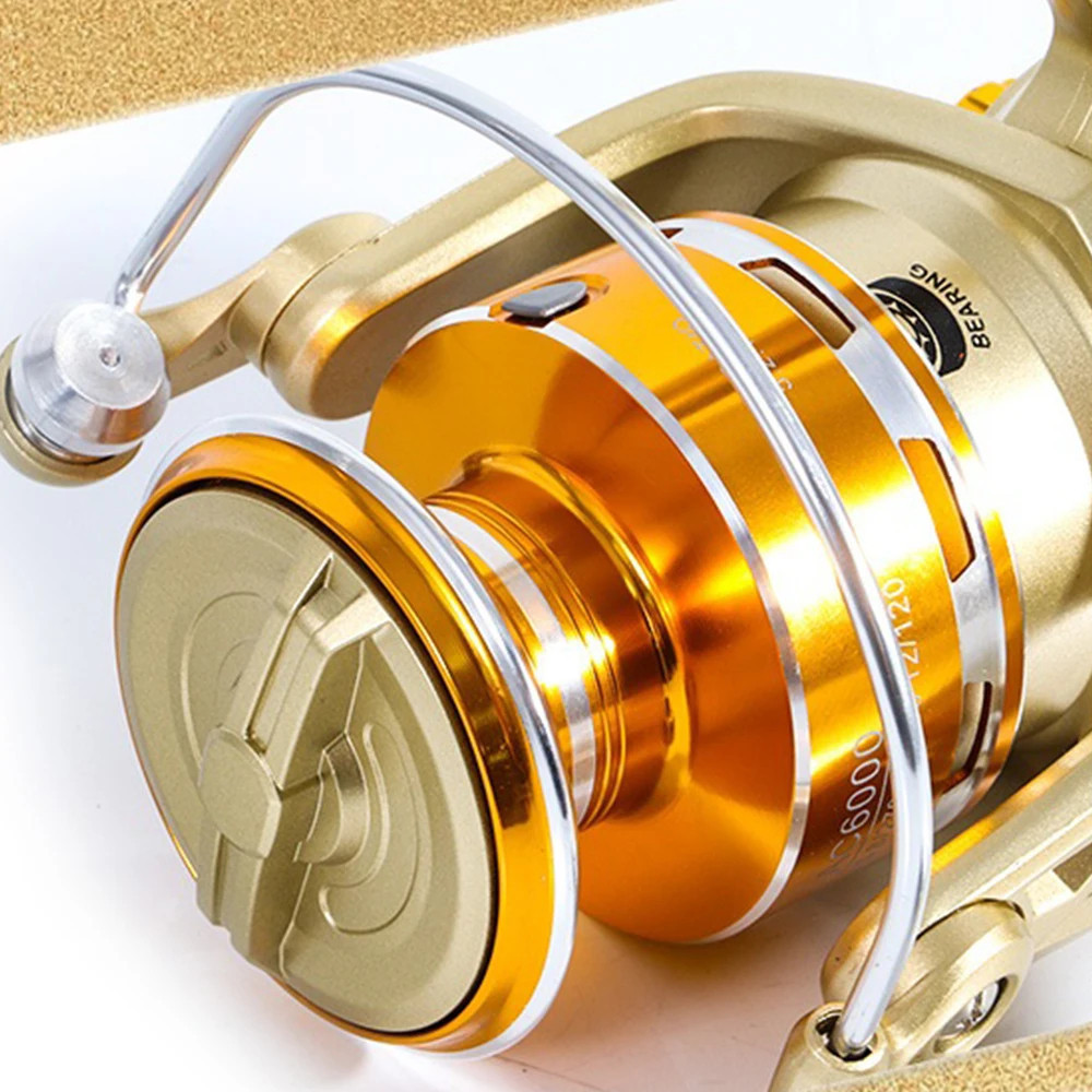 Terbaru Reel Pancing Fishing Reel Qs1000-7000 Spinning Casting Rod Reel Tahan Air Alat Pancing