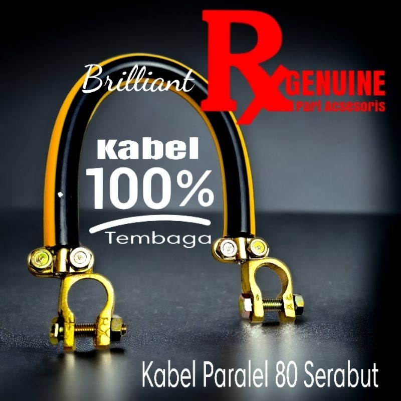 GLX3 * Kabel Aki Paralel Seri - Pool Besar Kuningan - Kabel Tembaga