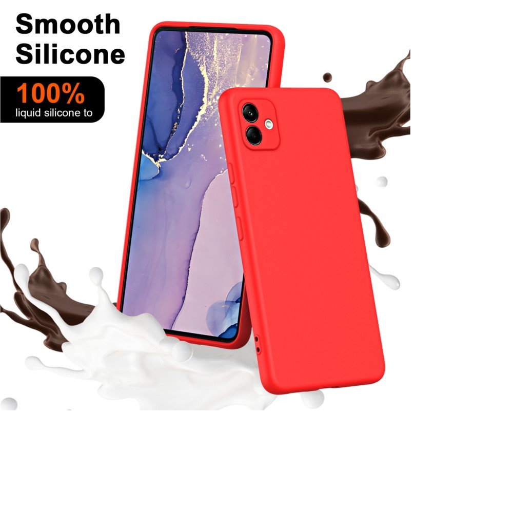 Liquid Silicone Case for Samsung A04 A04E M04 F04 4G Fundas Luxury Shockproof Soft Back Phone Case