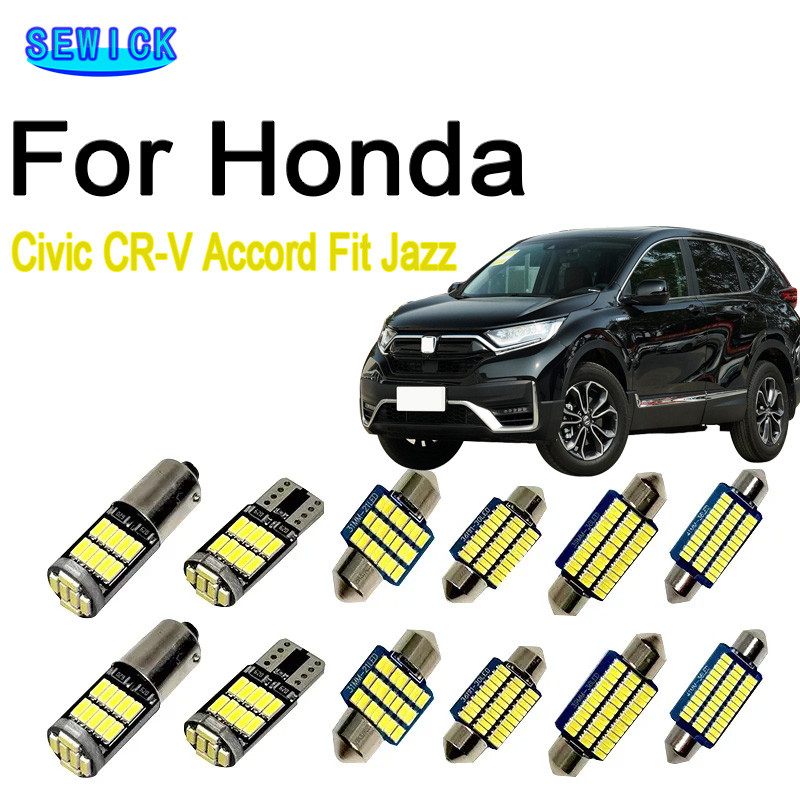Untuk Honda CR-V CRV Accord Fit Jazz Civic MK 1 2 3 4 5 6 7 8 9 10 Generasi ke-6 7 8 9 10 Kit Lampu 