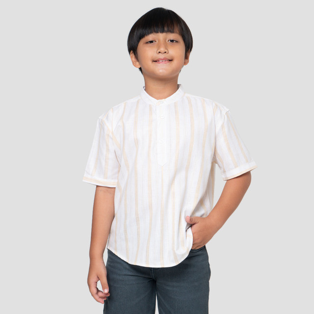 Little M Stripe Baju Koko Anak Laki-laki 123401373