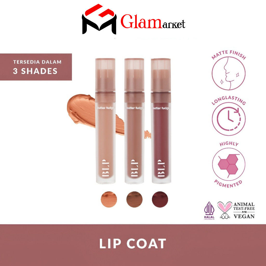 GLAM - BLP Beauty by Lizzie Parra Lip Coat 5gr - Lip Cream - Butter Fudge Collection