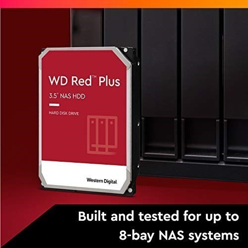 WD Red Plus 2TB 4TB 6TB 8TB 10TB 12TB - NAS Hard Drive 3.5" SATA