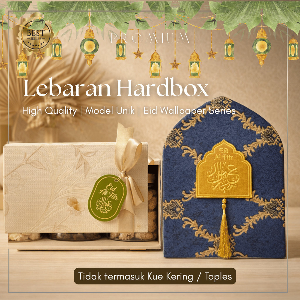 Hard Box Bentuk Unik Motif Floral Tebal Kotak Kue Lapis Legit Kue Kering Toples & Box Bingkisan