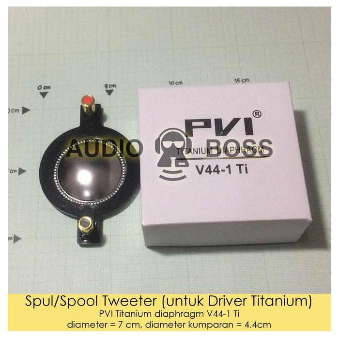 Spul Tweeter titanium / Spool Tweeter 44 mm driver titanium V44-1 Ti