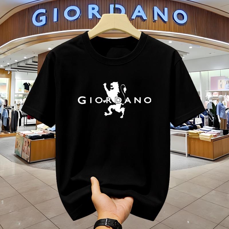 Kaos Pria Giordano Resmi Original Fashion Casual Trendy Nyaman Dipakai T-shirt