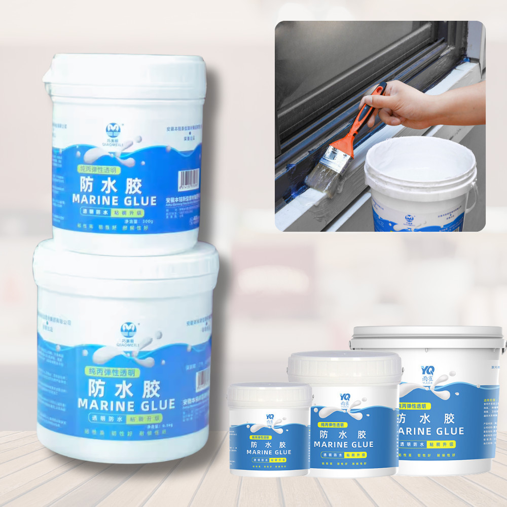 Lem Perekat Cairan Waterproof Coating Transparan Anti Bocor Rembes - 100 gram