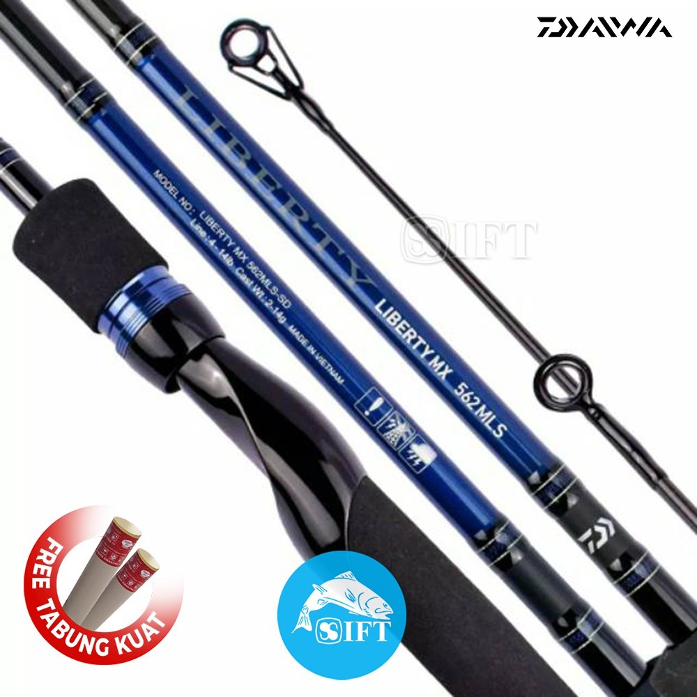 Joran Daiwa LIBERTY MX 562 - 602 | 165 - 180 | Spinning | Kolam Lomba | SM Fishing Store