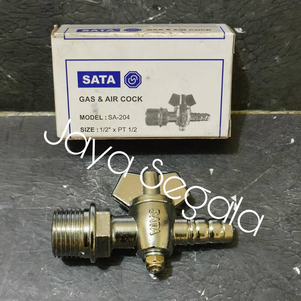 Kran gas single LPG 1/2 inch Air cock Keran Kompor