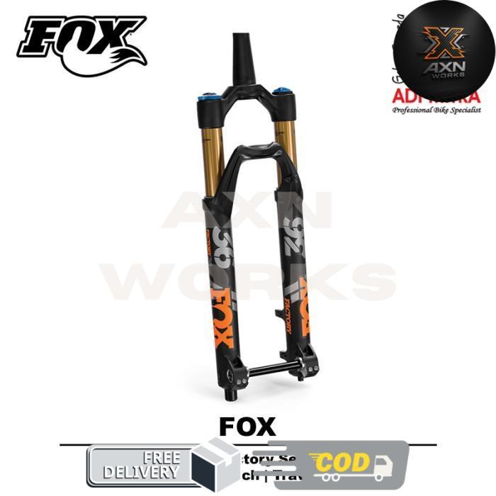FOX Float 36 Factory Series GRIP2 2020 Fork Sepeda 26 Inch Travel 100mm Matte Black Steerer 1-1/8 - 