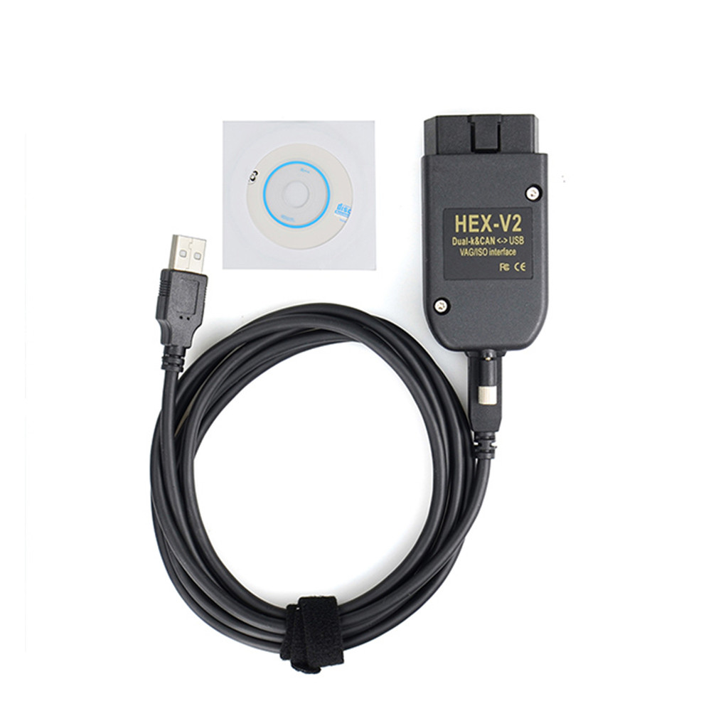 V24.7/V23.3 Scanner HEX V2 VAGCOM VAG COM 24.7 Interface Electric Tester FOR V-W for AU Skoda Seat A