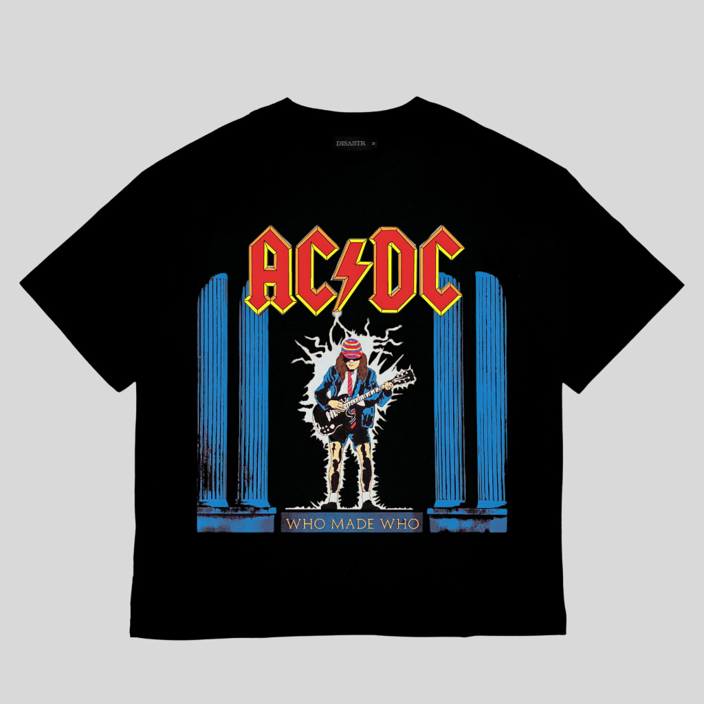 (COD) DISASTR Kaos ACDC Who Made Who Black Tshirt