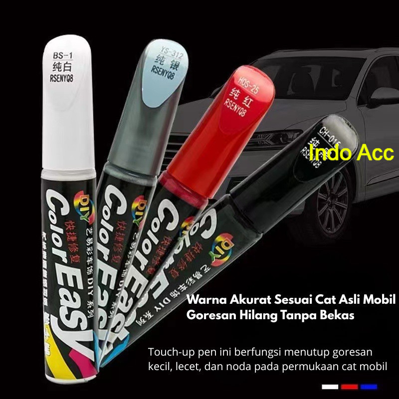 Pulpen Cat Tambal Gores Mobil – Touch Up Paint | Hilangkan Baret Lecet
