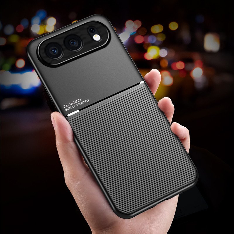 Casing untuk Honor 500 500Pro  Sarung Ponsel Magnetik Tekstur Kulit untuk Mobil    Cangkang Tahan Gu