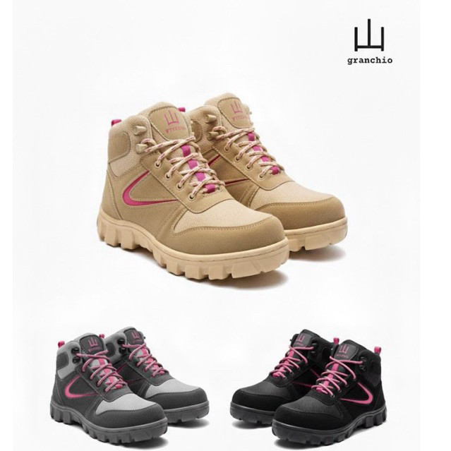 GRANCHIO safety Livina - Sepatu safety wanita sepatu safety boots sepatu safety ujung besi wanita