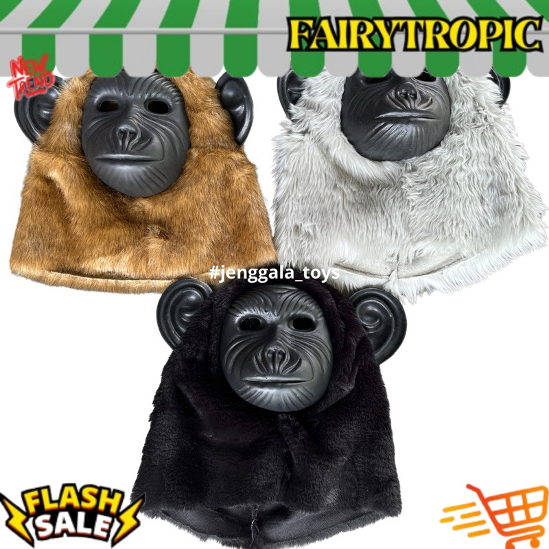 Topeng Monyet/Topeng Kera/Kostum Monyet/Ketek An BEST PRODUK 
