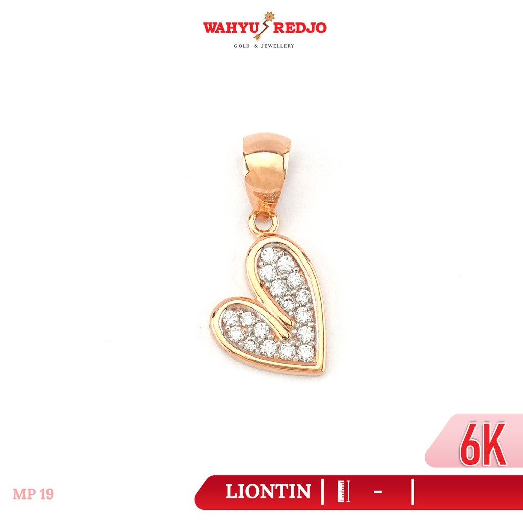 Liontin Emas Love Full Mata 6K  LTS Wahyu Redjo Pameran