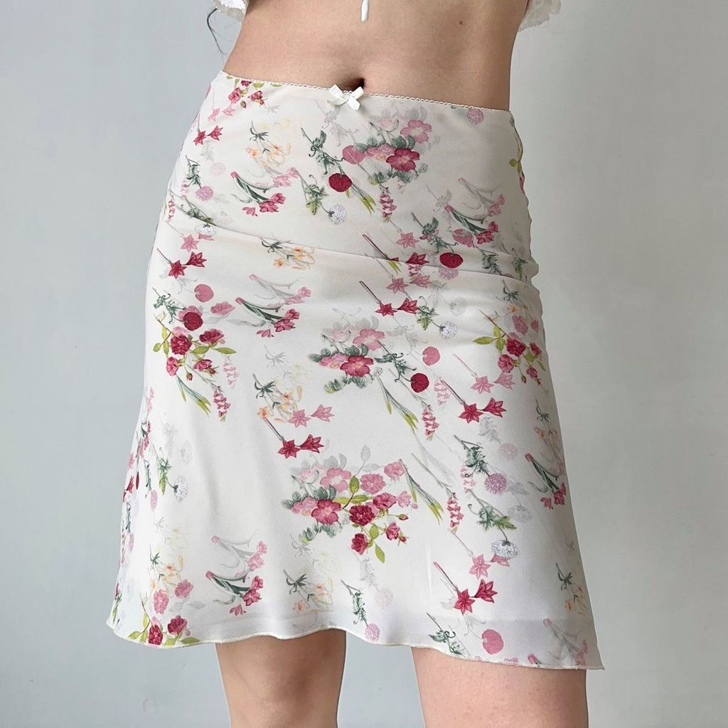 MODISOK Skirt / Rok Midi Wanita / Floral Skirt