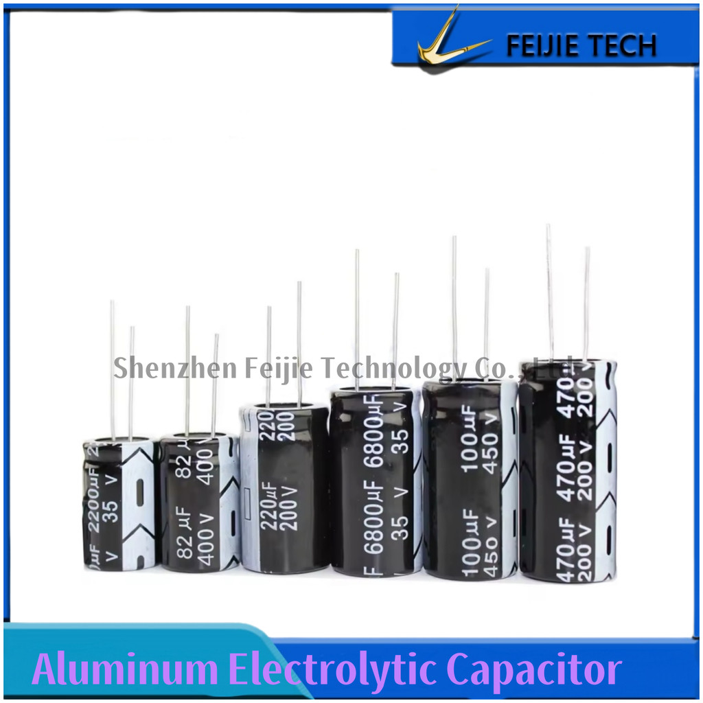 10V 16V 25V 35V 50V 400V 450V DIP Kapasitor Elektrolit Aluminium 100UF 220UF 330UF 470UF 680UF 1000U