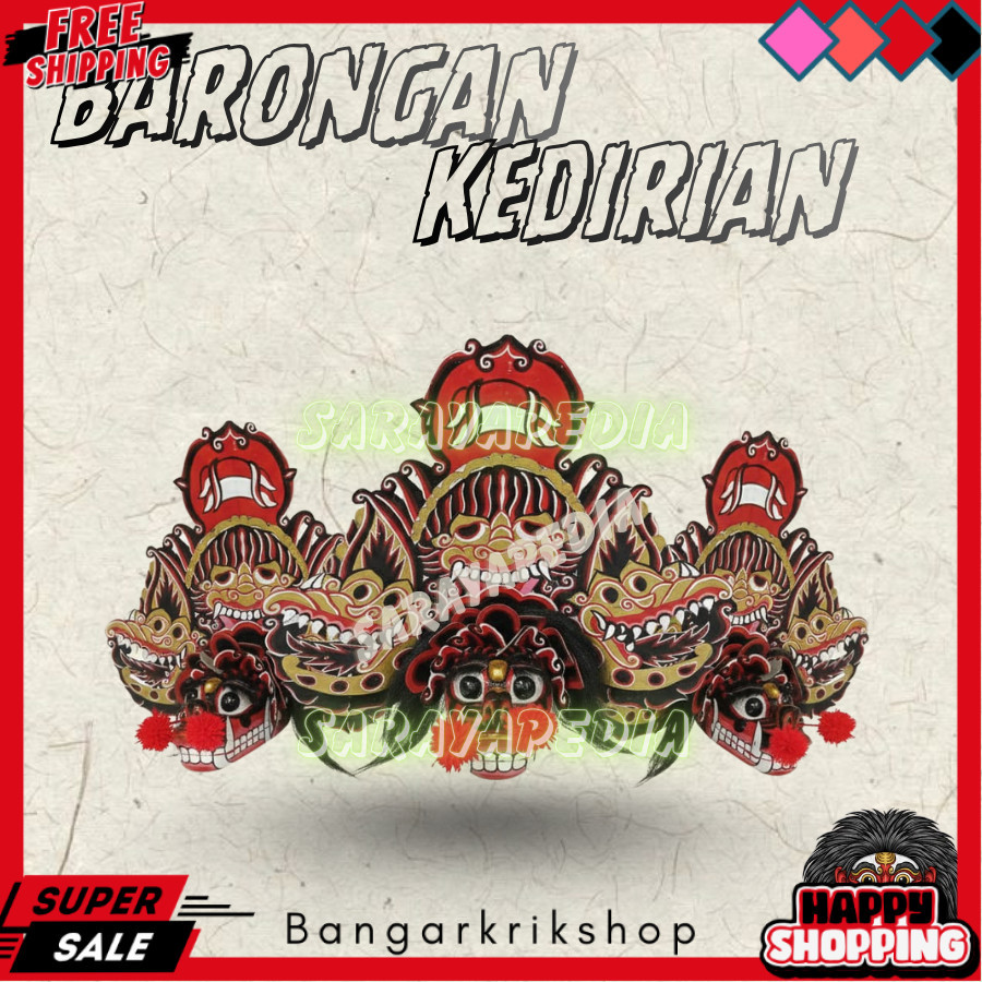 Barongan Kucingan Kedirian Ukuran 15 Barongan Pentas Premium
